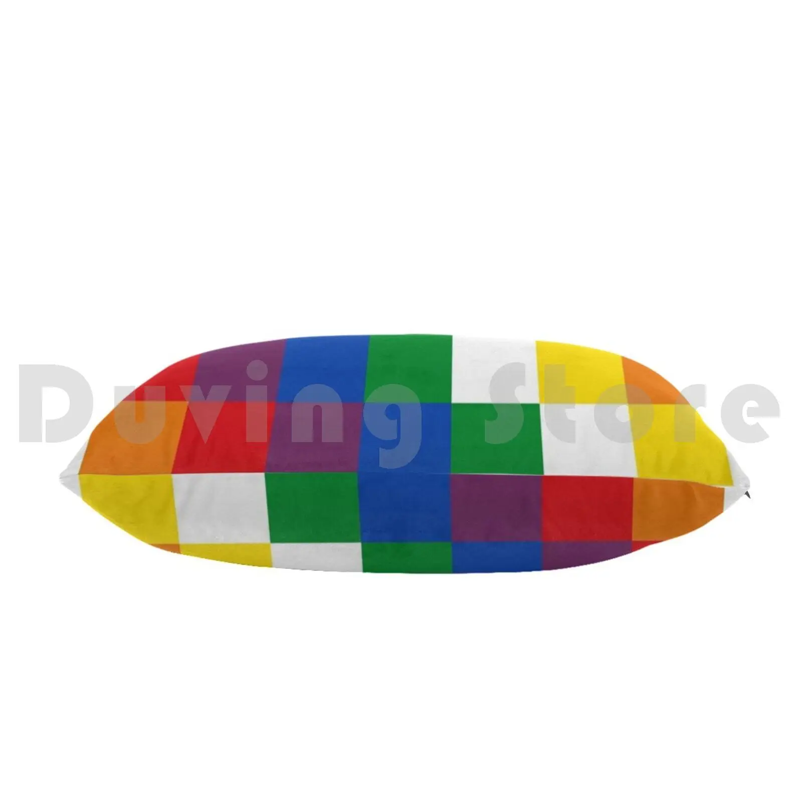 Чехол Wiphala с принтом подушки 50x75 флаг Quechua для родных людей Андес Перу Боливия