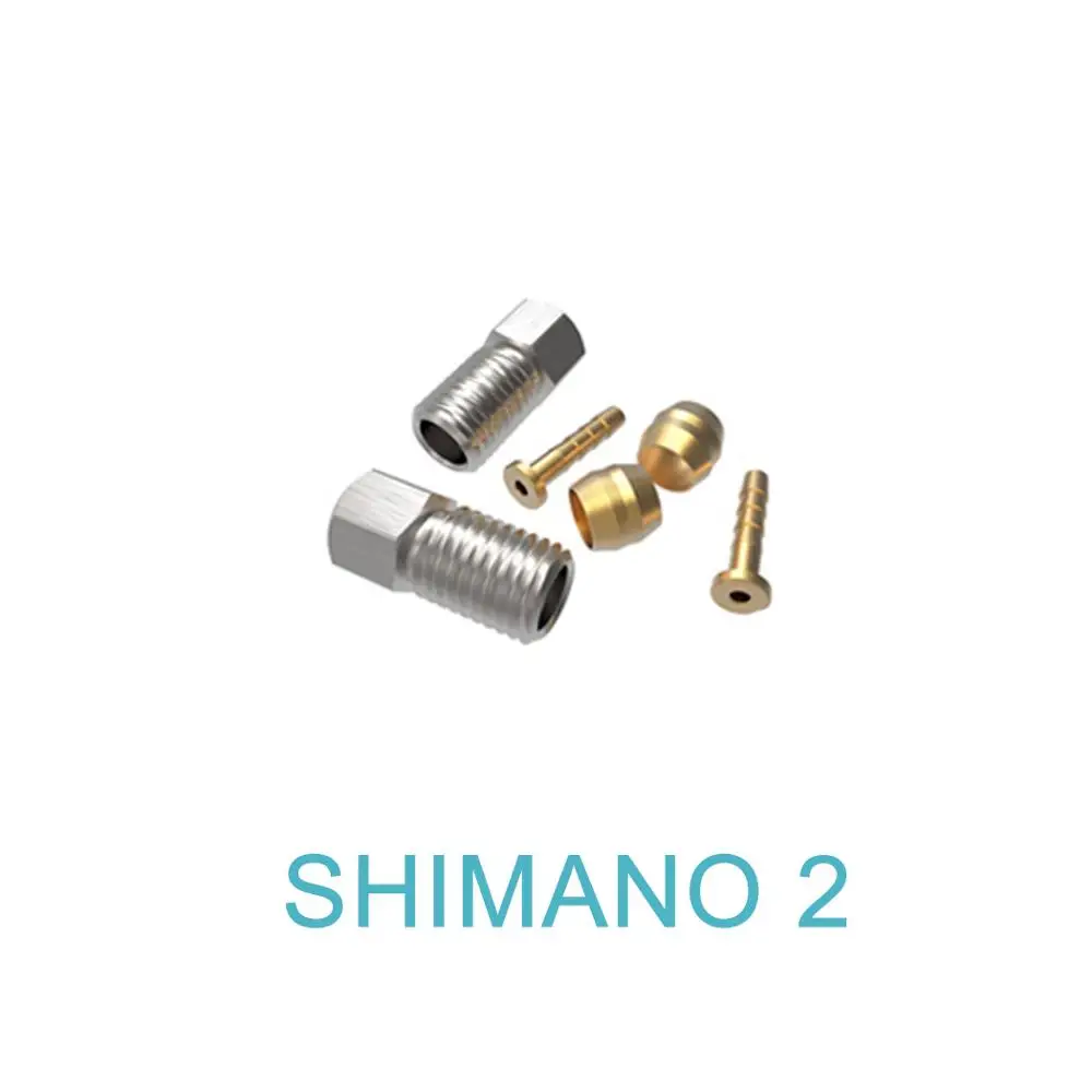 Велосипедные гидравлические шланговые переходники для Magura Shimano Formula SRAM Avid Olive соединительная вставка и адаптер - Цвет: SHIMANO 2