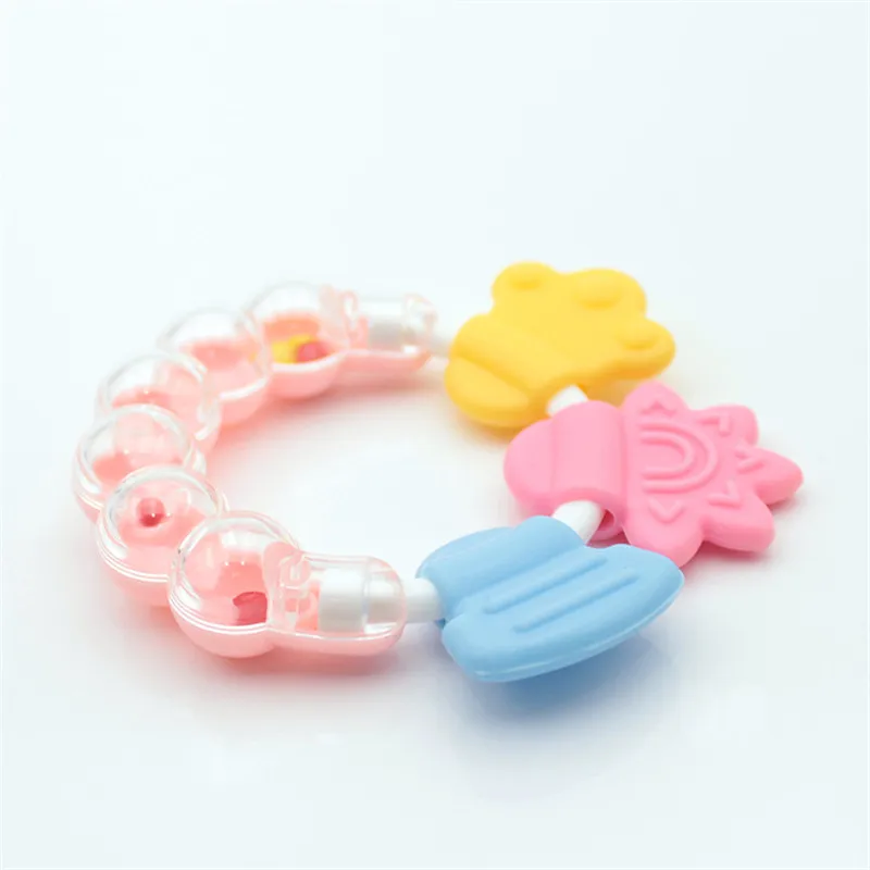 1 шт. Детская лента для волос Силиконовый Прорезыватель зубов новорожденных Для
