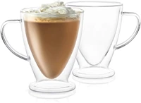 double wall glass transparent glass coffee mug cup milk tea beer heat resistant hot drinks home drinkware
