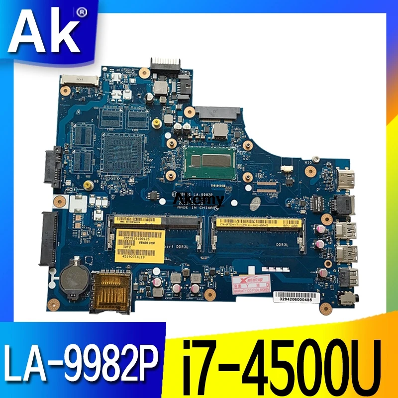 LA-9982P материнская плата для ноутбука Dell Inspiron 15R 5537 3537 оригинальная I7-4500U |