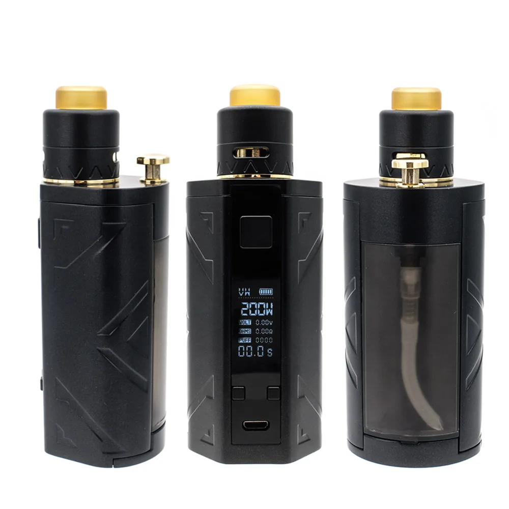 Оригинальный Smoant Battlestar Squonker 200 Вт с 7 мл 24 мм RDA и сменный набор электронных сигарет