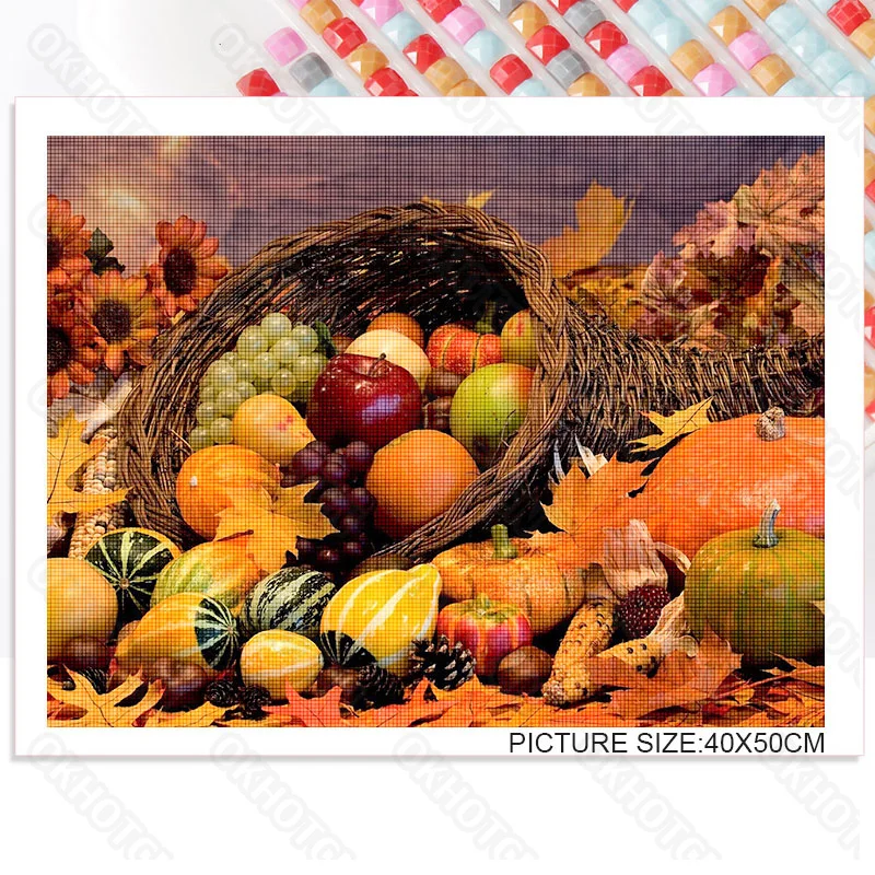 

Diamond Painting Cross Stitches Kit Nordic Style Bread Flower Skewers Poster Adult Handicraft Painting By Numbers