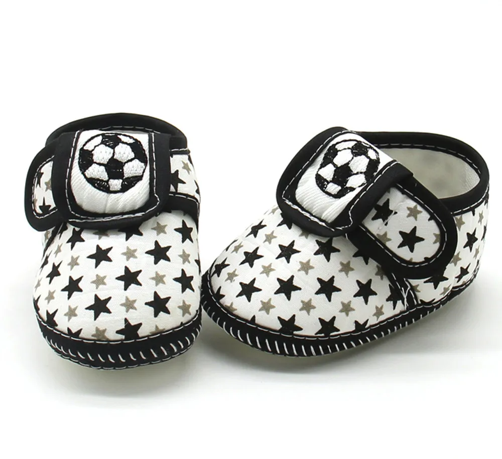 Newborn Infant Baby Shoes Girls Boys Star Soft Cotton Fabric Sole Prewalkers Warm Casual Flats Anti-Slip Shoes Bebek Ayakkabi