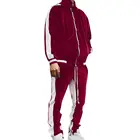 Пальто, спортивная одежда, теплый комплект из двух предметов контрастных цветов, мужская толстовка с отложным воротником для спорта