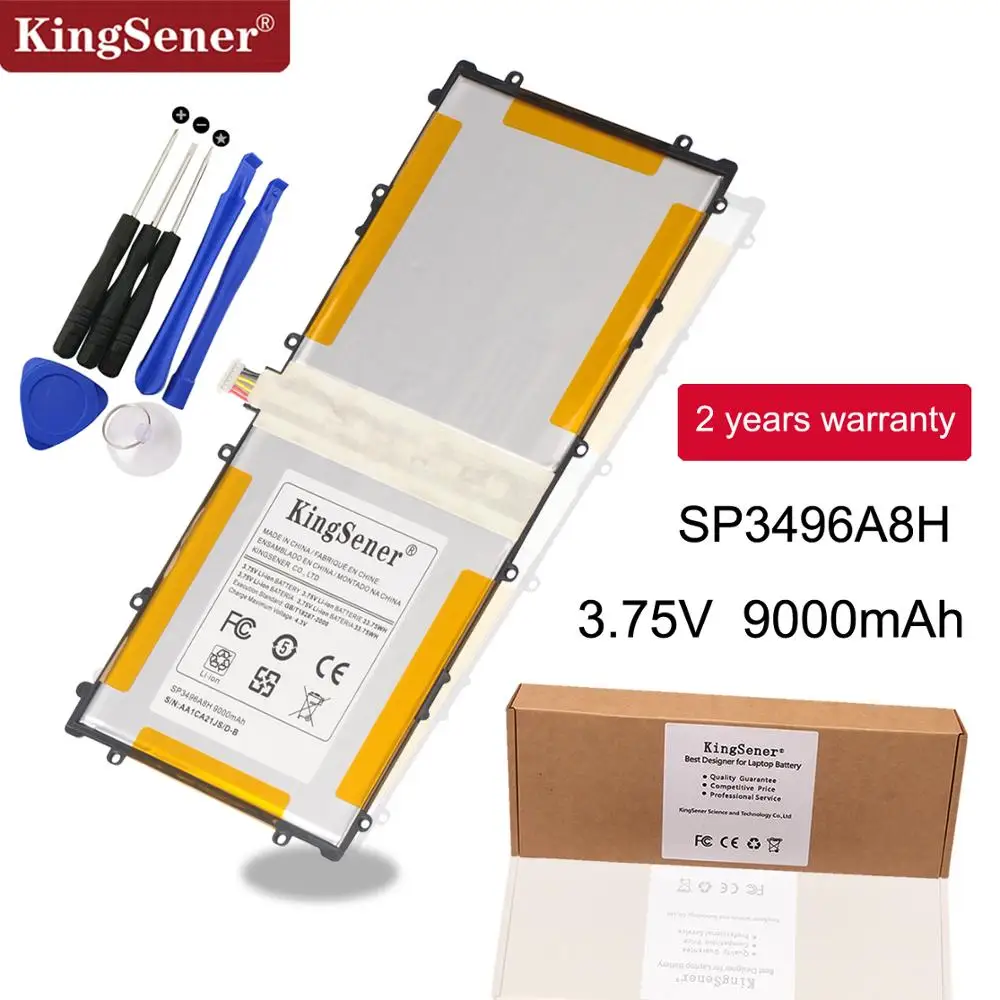 Новый Сменный аккумулятор KingSener SP3496A8H для Samsung Google Nexus 10 GT P8110 HA32ARB Tablet Battery 9000 мАч +