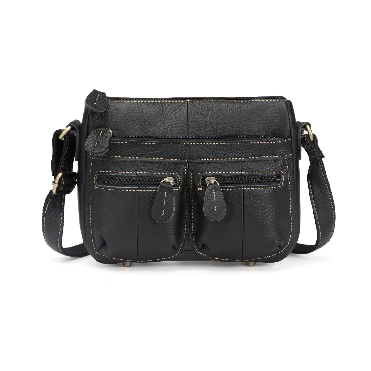 

100% Top Cowhide Genuine Leather Women Messenger Bags Female Small Shoulder Bag Vintage crossbody for bolsa feminina 2021 MM2317
