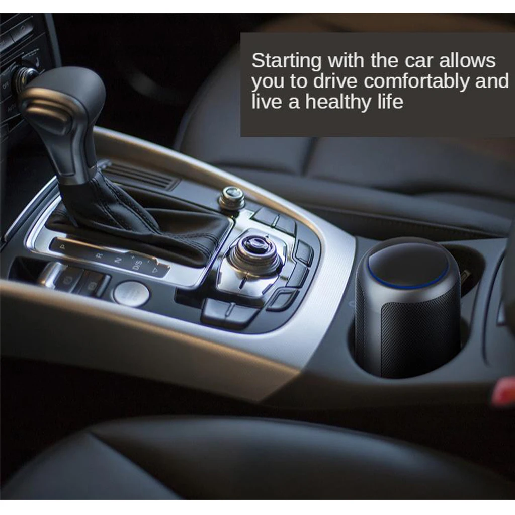 

Car Home Office Fresh Air Purifier Travel Purifier Accessories Golden