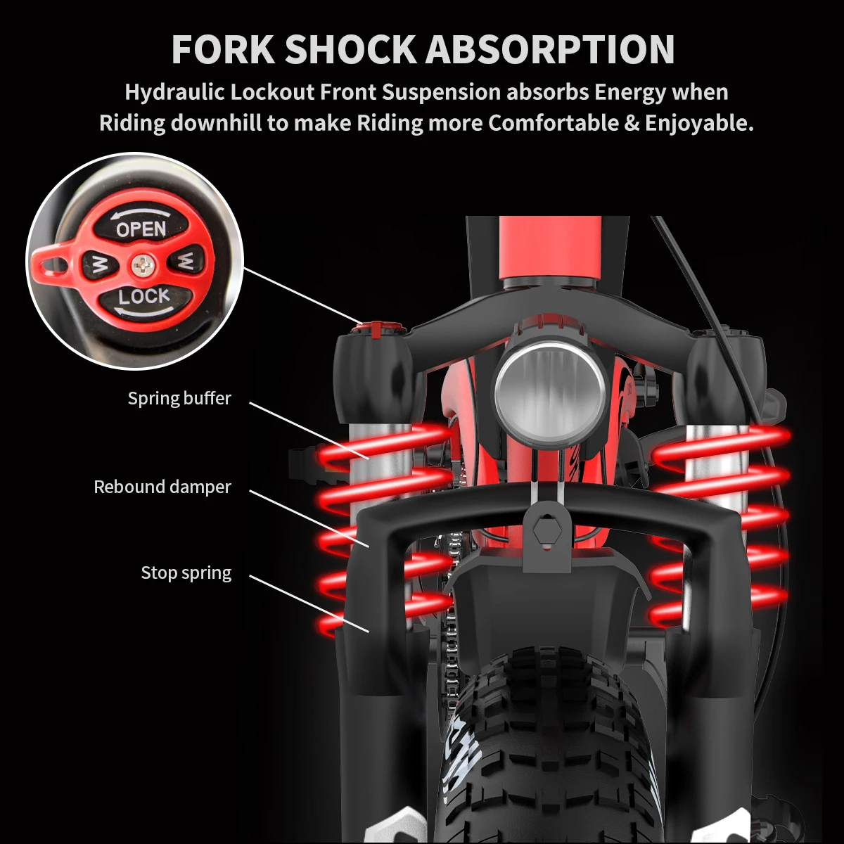 Kaufen AOSTIRMOTOR S18 Mini Elektrische Bike 500W Berg Ebike 48V Batterie 20 Zoll 4,0 Fett Reifen Strand Cruiser Stadt Bike