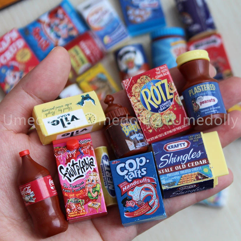 Миниатюрный Кукольный домик супермаркет имитация закусок для куклы Blyth Barbies bjd