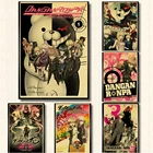 Плакат аниме Gmae Danganronpa, ретро-постеры из крафтовой бумаги, картина стене плакат, Современный художественный плакат для детской комнатыбара, Декор