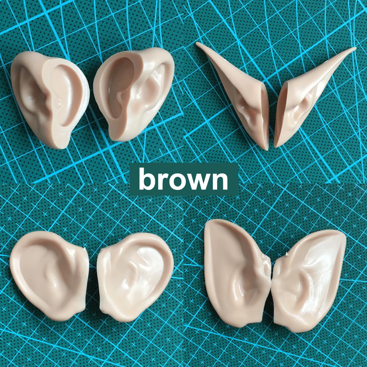 Blyth Кукольное ухо для diy ваш blyth makeuo белый натуральный загар темная и супер черная