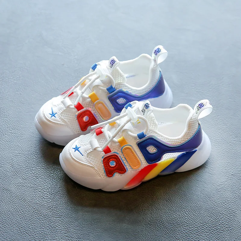 

2021 Children Shoes Boys Girls Sport Shoes Breathable Infant Shoes Sneakers Soft Bottom Non-Slip Casual Kids Shoes Comfortable