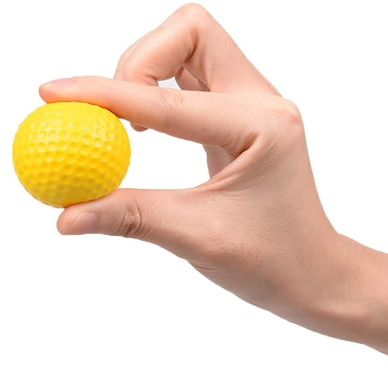 

24 Pcs Practice Golf Balls Foam Soft Elastic Golf Balls, Indoor Outdoor Golf Training Aid Balls with 2 Ball Studs
