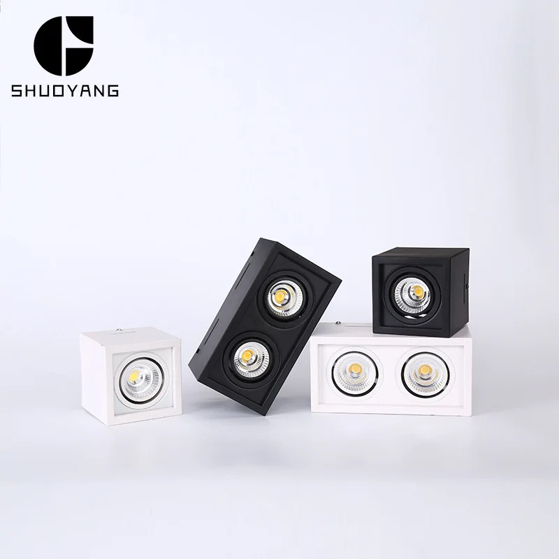 

Dimmable Square Cob Led Downlight 10w15w 20w 30w Led Ceiling Lamps Ac220v 240v Lights Indoor Downlights Room Bedroom Lighting