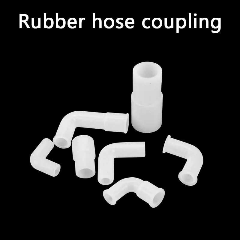 

Rubber hose coupling Soft Rubber Straight Reducing Connector Pipe Connect Fittings non-standard Tube Connector 1 Pcs
