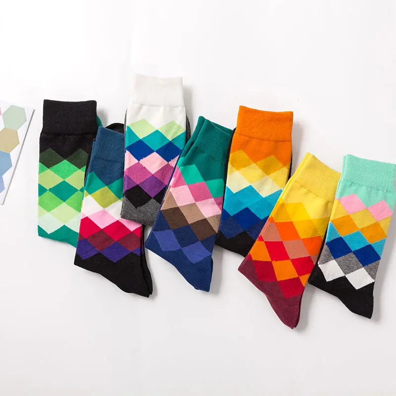 3 пар/лот = 6 штук в стиле хип-хоп креативные носки хлопковые мужские модные