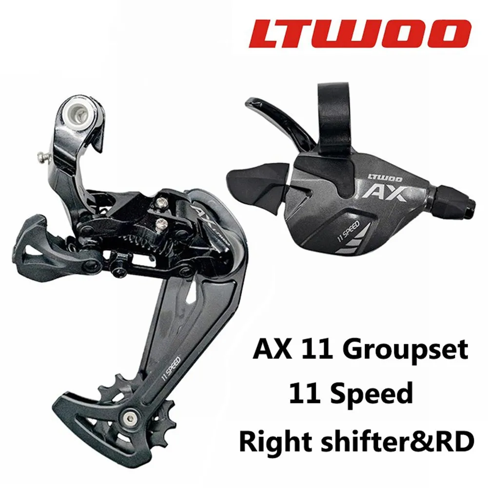 

LTWOO AX11 1x11 Speed AX11 Groupset 11 Speed Trigger Shifter + Rear Derailleur Slant Design Low-friction Coating Tech