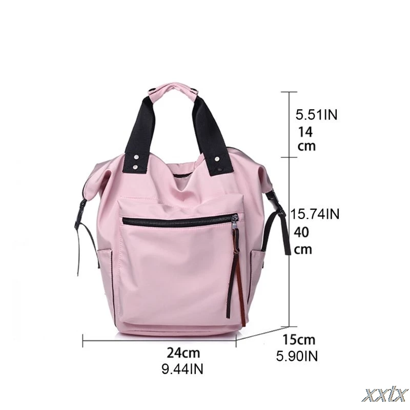 

Women Backpack Nylon School Bookbag Handbag Daypack Rucksack Shoulder Bag for Teenager Girls