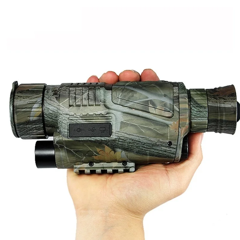 P15S Night Vision Monocular Camouflage color Infrared Camera 300M Digital Scope with battery Take Photos and Video enlarge