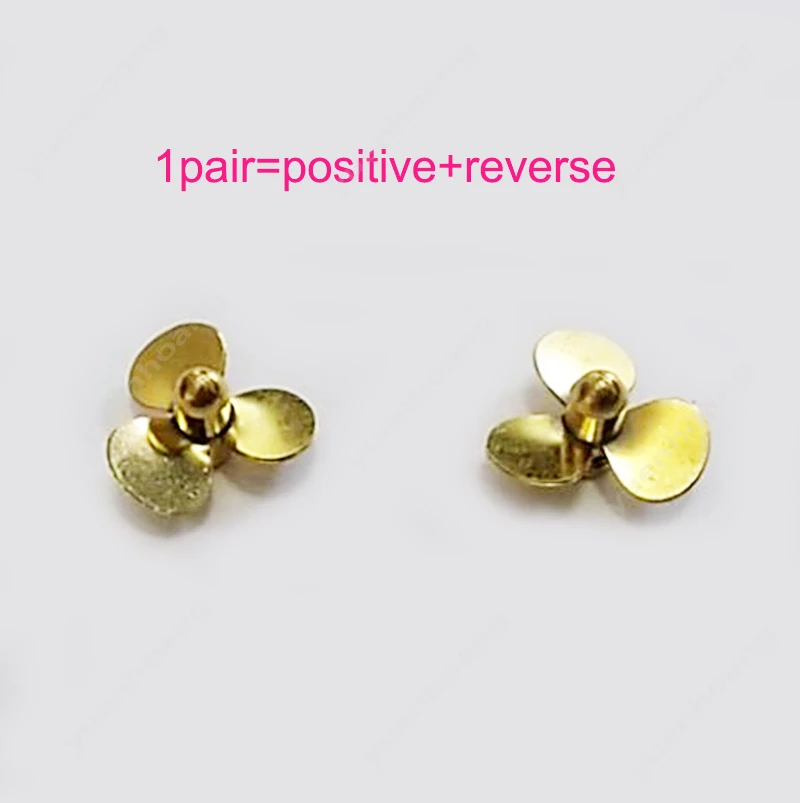 2 пары в партии RC лодка Диаметр 16 мм В комплект входят 3 лезвия апертура винта