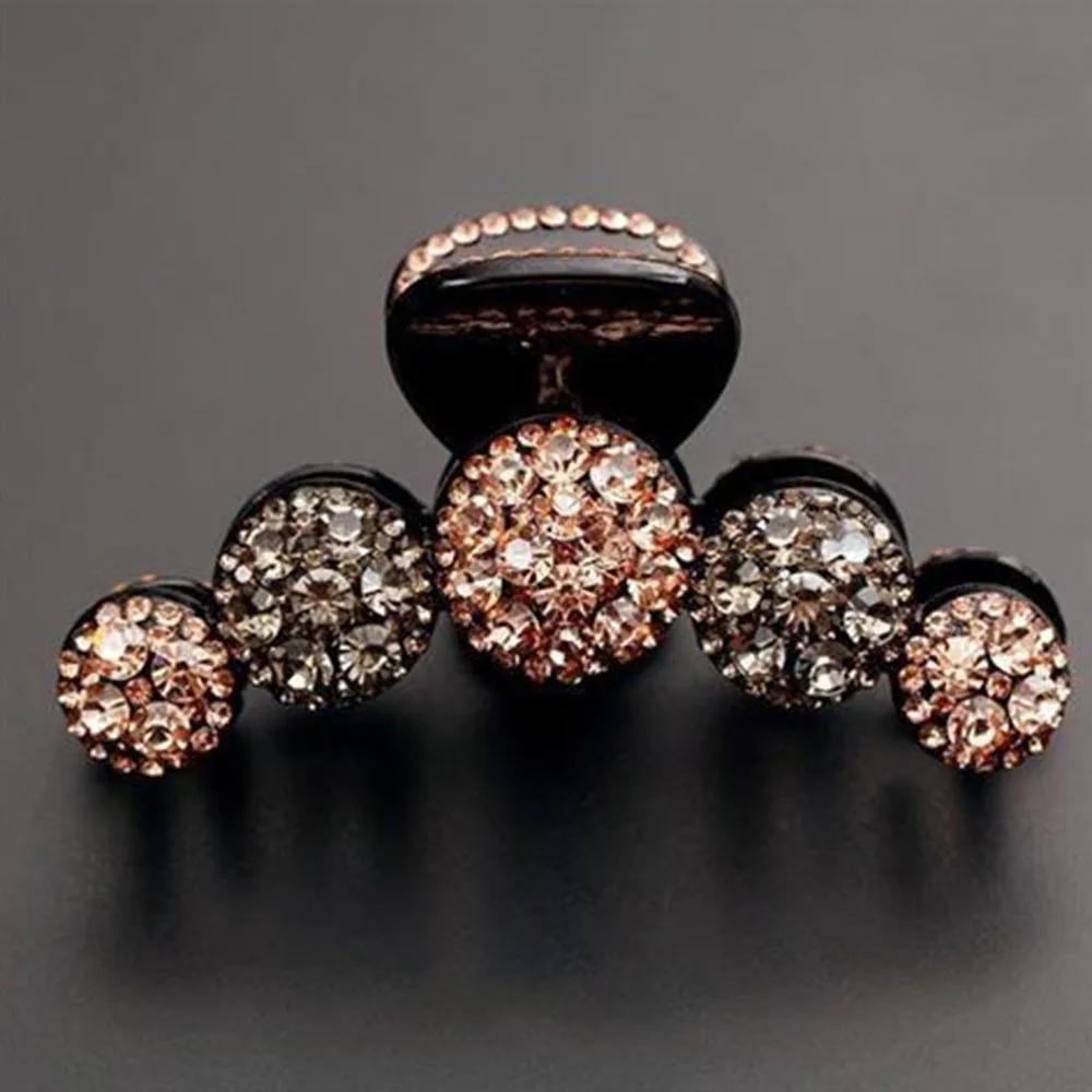 

Women Big Rhinestone Hair Claws Crab Hairpins Crystal Hair Clips Barrettes Ponytail Girls Hair Accessories Ornaments Hairgrip