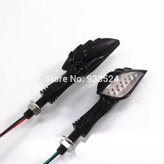 Черные СВЕТОДИОДНЫЕ указатели поворота для мотоциклов Kawasaki Honda Yamaha R1 R6 YZF Vulcan VN 500