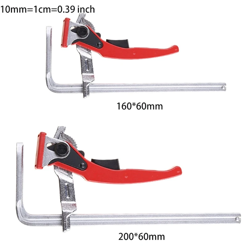 

High-Quality Mini Gear Bar Clamp Woodworking Ruler Guide Rail Clamps for Professional Table Woodworking & Engineering