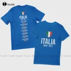 Новинка, футболка для взрослых и детей, Италия 2020 2021, турне стадиона, Футбольная Футболка, европейская доставка, хлопковая футболка, футболка