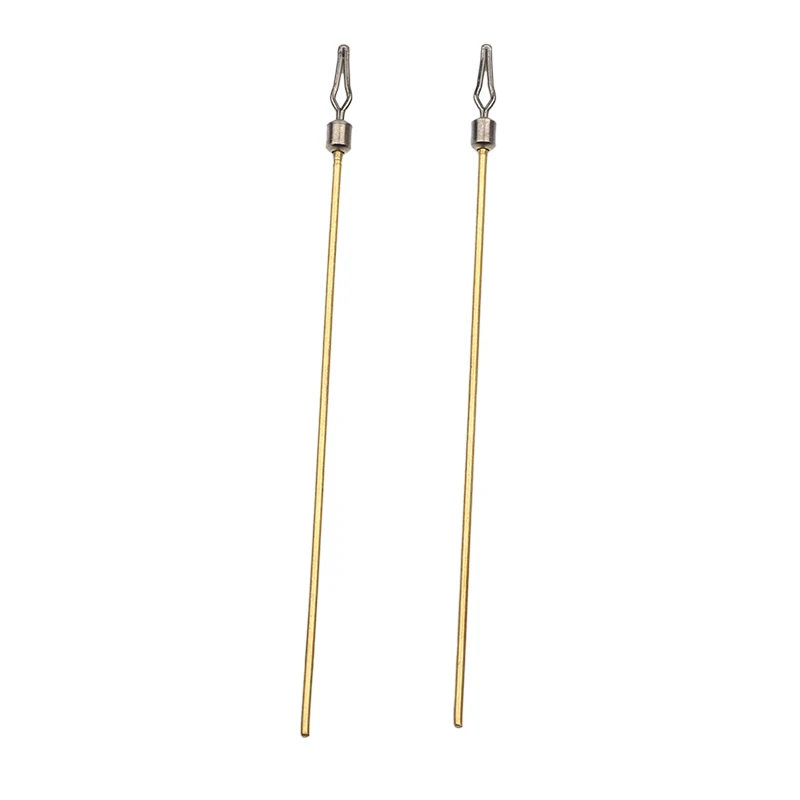 

20 шт./лот рыболовный вертлюг с длинной ручкой из нержавеющей стали