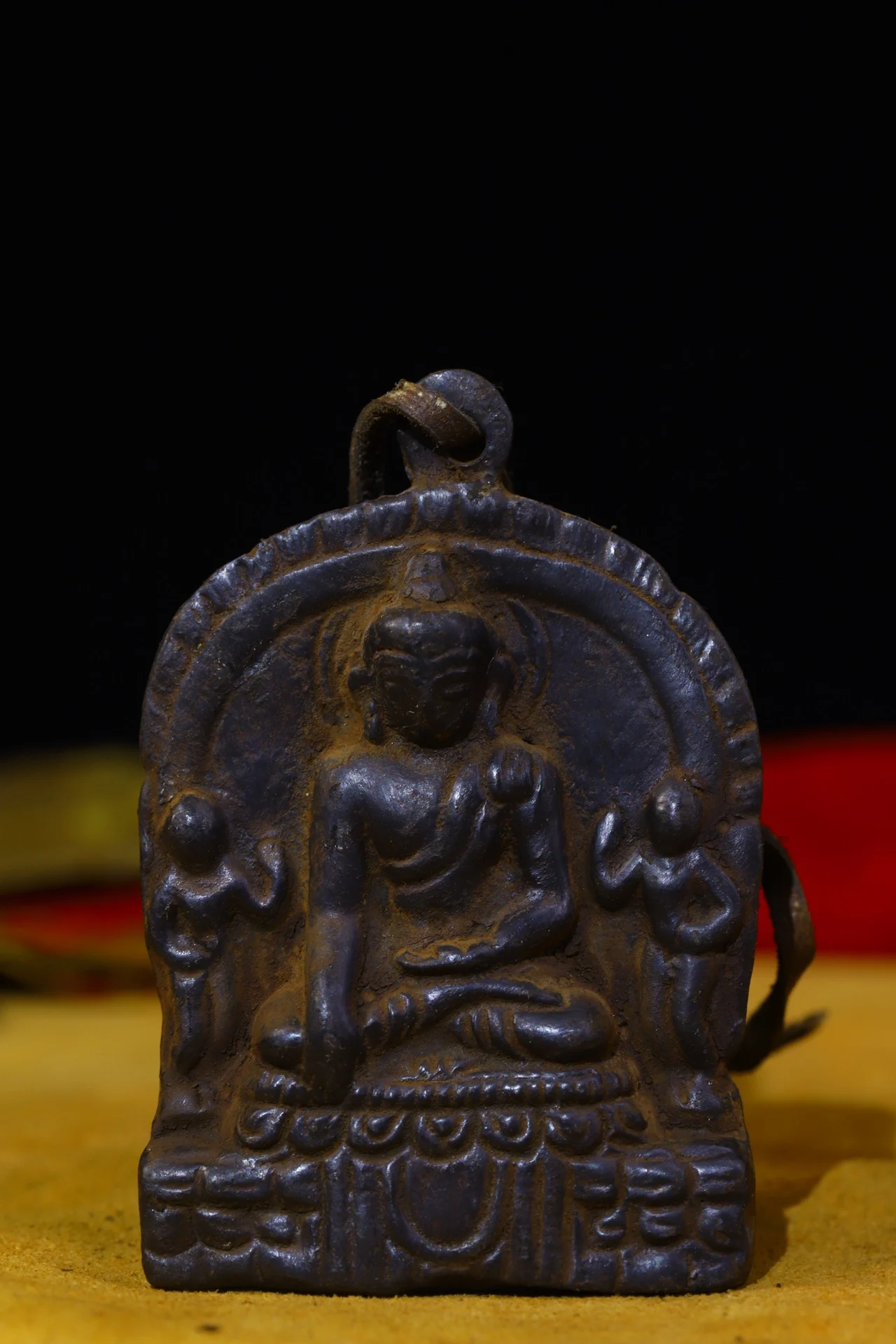 3 &quotТибет Храм старинная бронза Северной на каждый день Wei Будда Шакьямуни Амулет