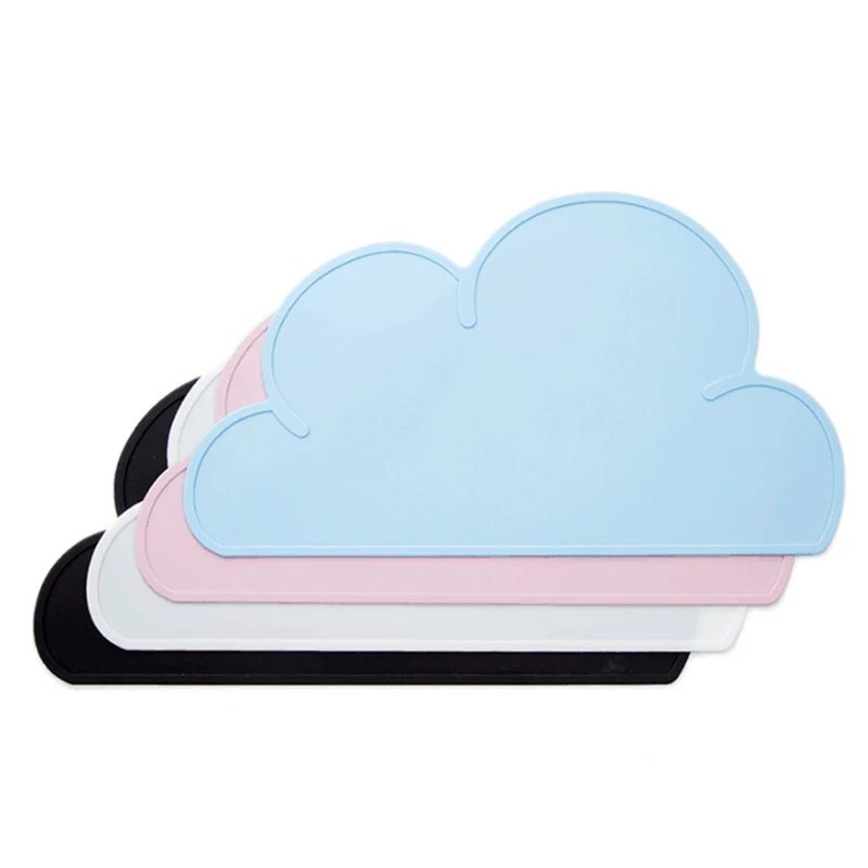 Детская посуда в форме облаков силиконовая подстилка детская Моющийся