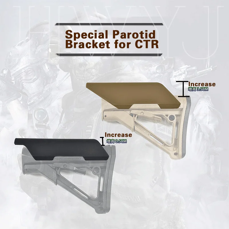 Охота страйкбол CTR щек стояк аксессуар низкий стиль для не AR/M 4