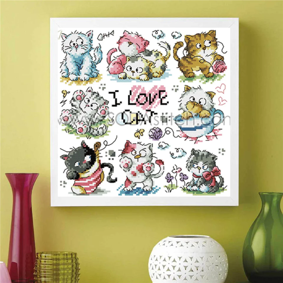 

Cross Stitch Set Chinese Cross-stitch Kit Embroidery Needlework Craft Packages Cotton Fabric Floss New Designs Embroidery3180