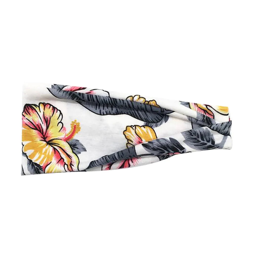 Унисекс широкая Спортивная Повязка для пота головная повязка бега йоги