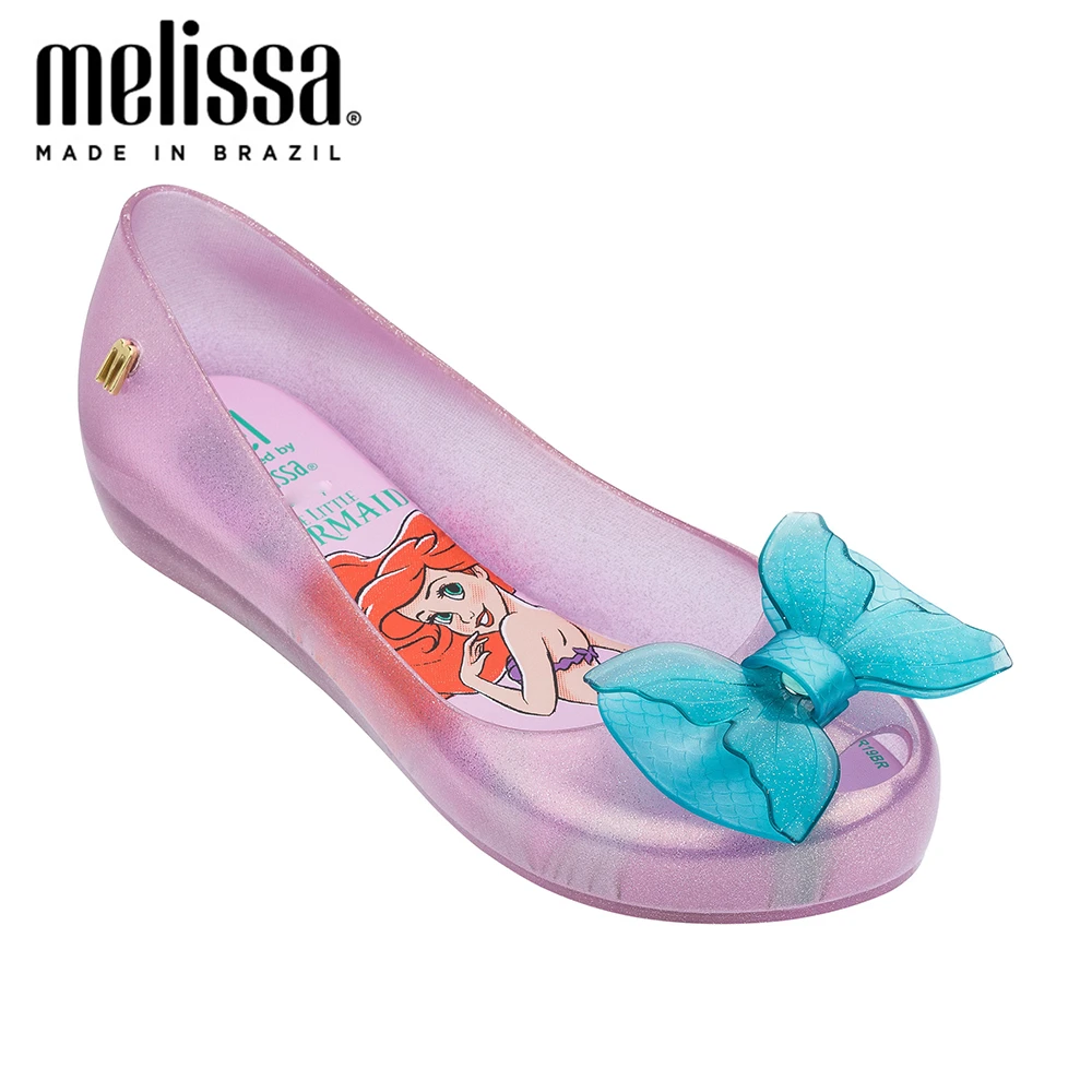 Мини босоножки Melissa Mel ультралегкие + маленькая Русалка для девочек сандалии желе