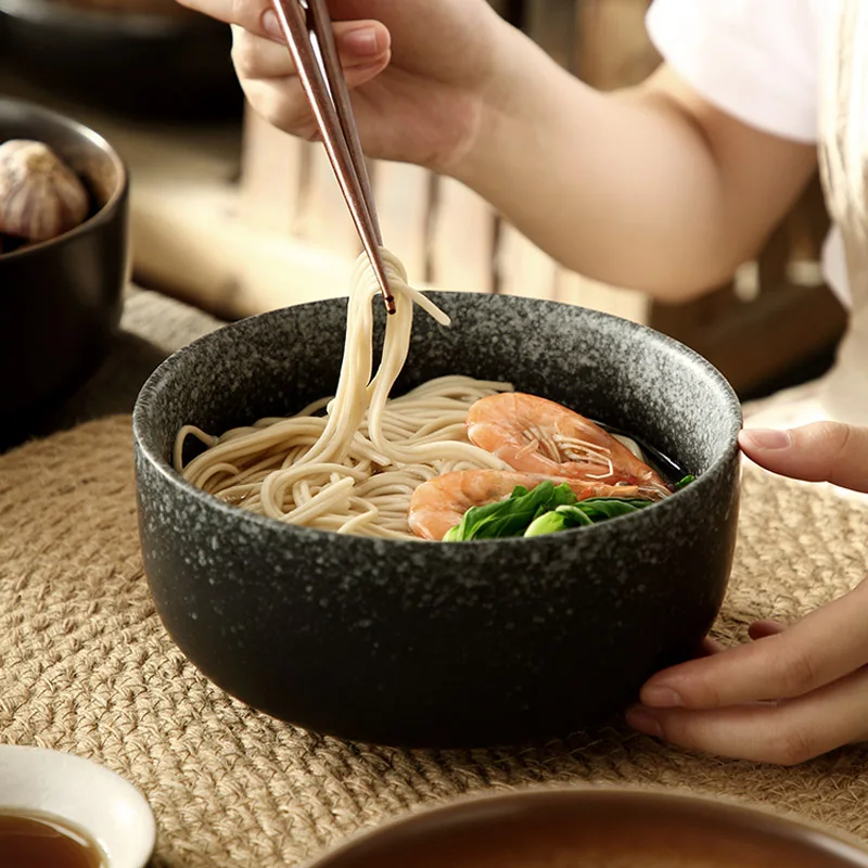 

Japan style Creative noodle large ramen bowl, ceramic millet porridge bowl, noodle bowl, beef soup noodle bowl