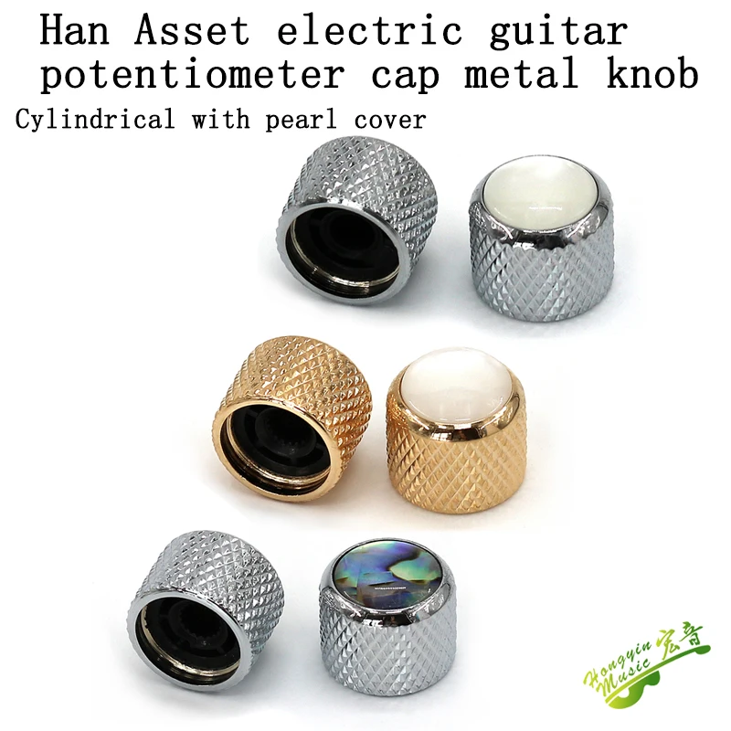 Корейская электрическая гитара бас потенциометр ручка крышка Электронная