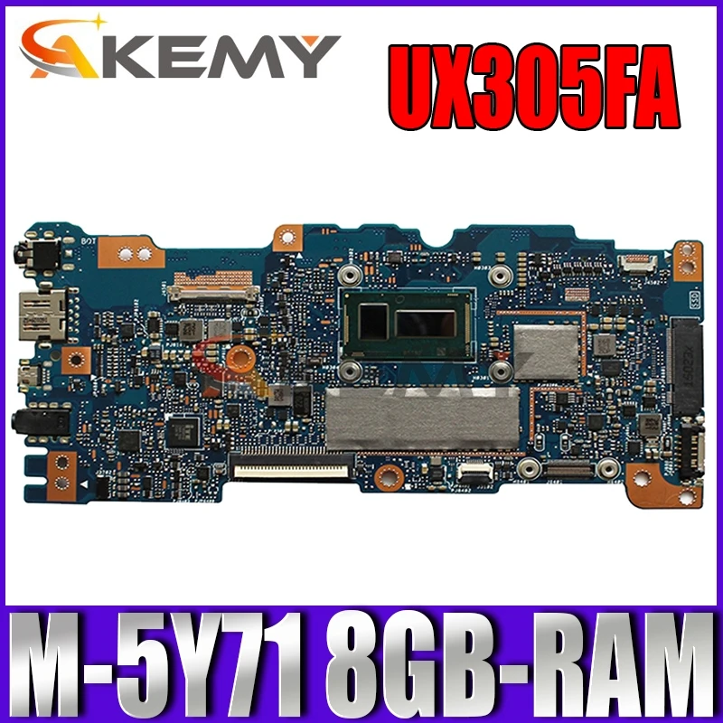Akemy UX305FA материнская плата для ноутбука ASUS ZenBook оригинальная 8GB RAM M 5Y71