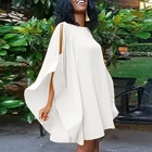 Летняя блузка с открытыми плечами, стильные женские топы с круглым вырезом и коротким рукавом, туника ZANZEA 2022, элегантная Однотонная рубашка, женские блузы, Халат