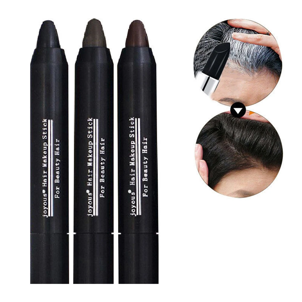 

Black Brown One-Time Hair Dye Instant Gray Root Coverage Hair Color Cream Stick Temporary Cover Up White Hair Colour Dye 3.5g