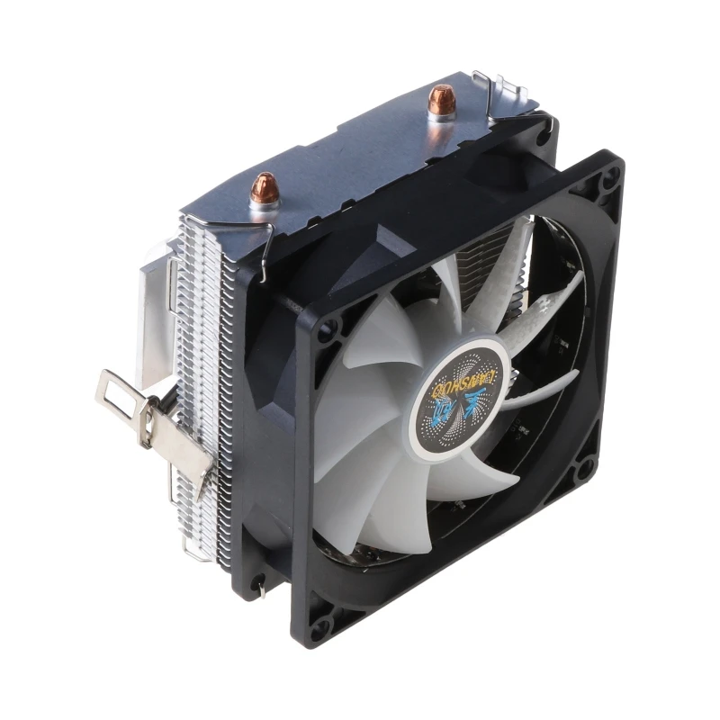 Кулер для процессора 2 медных тепловых трубки 3-контактный вентилятор охлаждения