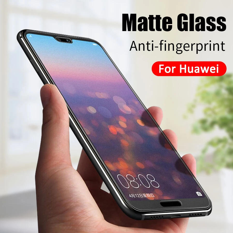 Матовое закаленное стекло для huawei P20 Pro P30 Lite Nova 3 3i P Smart Plus Honor Play 8X 9X Защитная пленка для экрана
