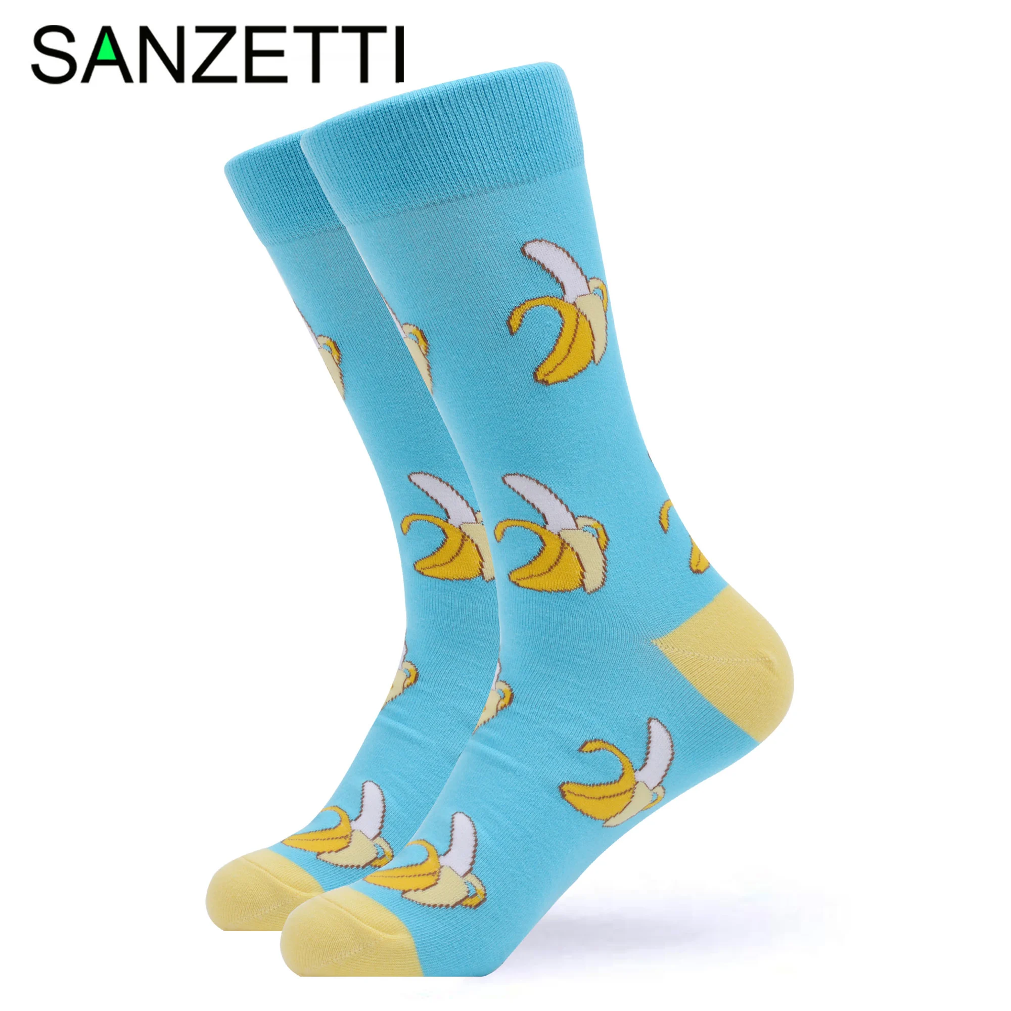 SANZETTI/1 новая пара разноцветных ярких женских носков новинка милые вечерние носки