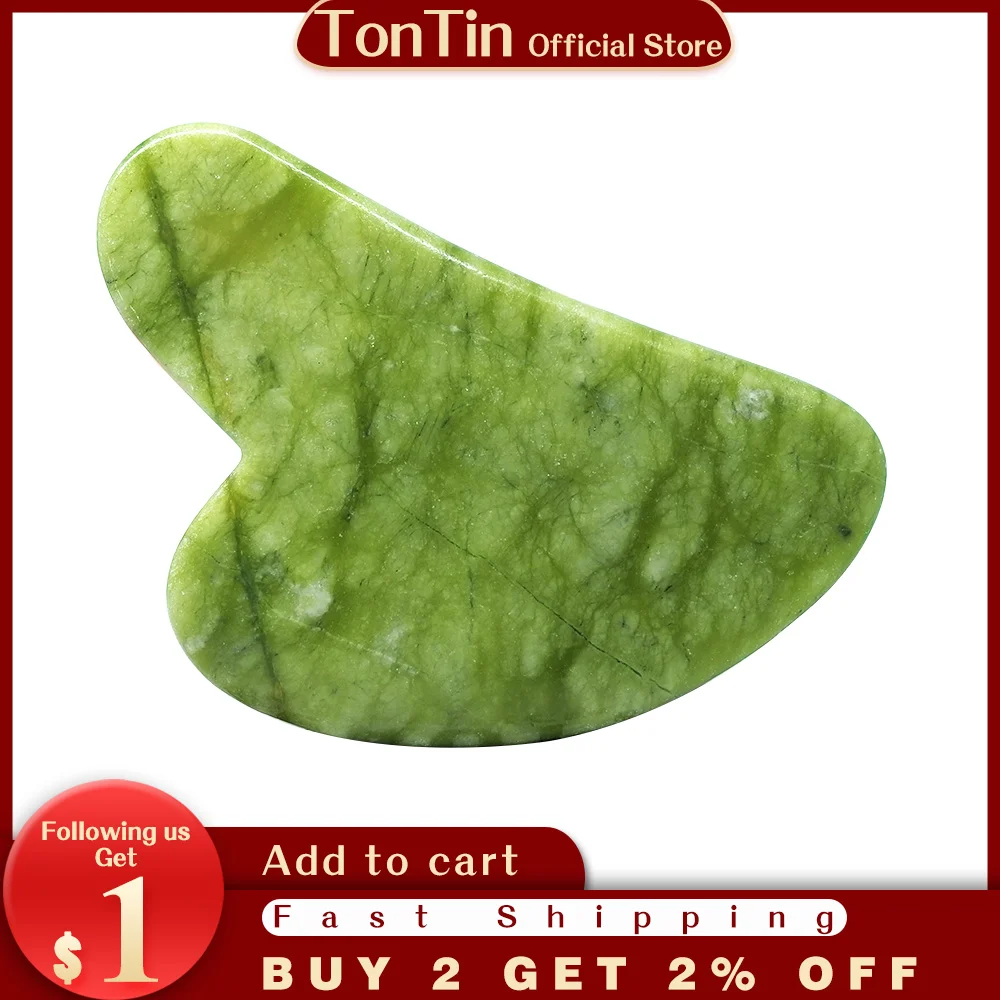 

Scraping Massage Facial Skin Care Jade Back Body Massage & Relax Face leg Slimming thin Scraper V line