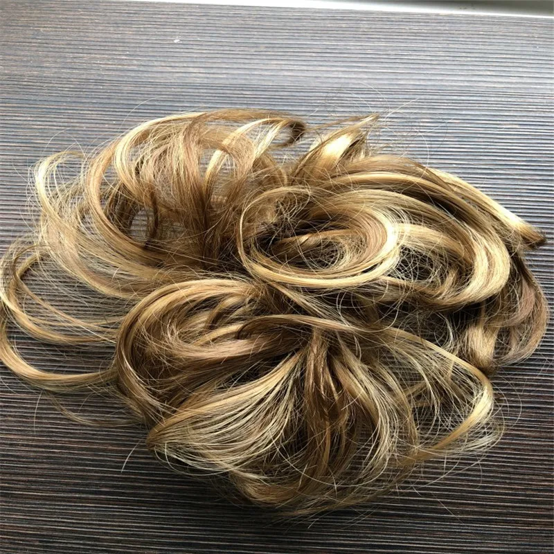 Modis натуральный пучок волос головной убор натуральные кудрявые спутанные волосы