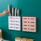 Лидер продаж! Настенный самоклеящийся контейнер для хранения кухонных ножей, органайзер для столовых приборов, держатель для кухонных ножей, органайзер для посуды