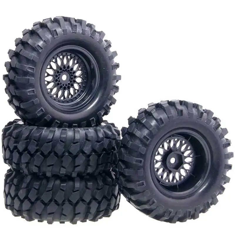 Neum&aacute;tico de escalada D96mm de 1,9 pulgadas, supergoma, 3mm, 6mm, para coches de control remoto 1/10 D90 cc01 scx10, 4 Uds.-0