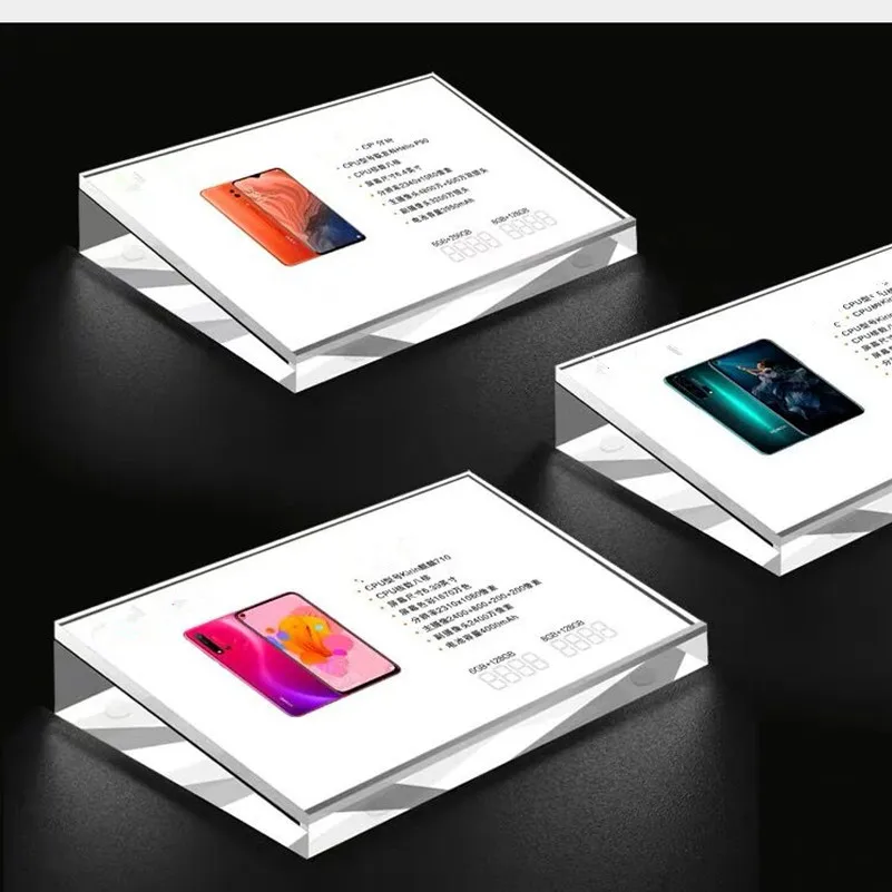 100x100 мм полноэкранный Наклонный Держатель для фотографий без магнита подставка