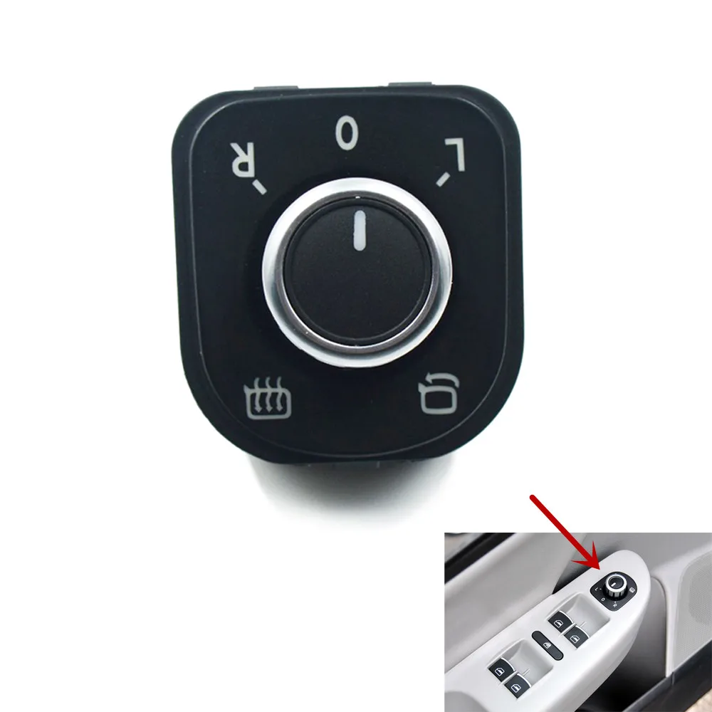 Electric Side View Mirror Switch Knob Fit For VW JETTA Golf 5/Sagitar/GTI Bl ABS | Автомобили и мотоциклы